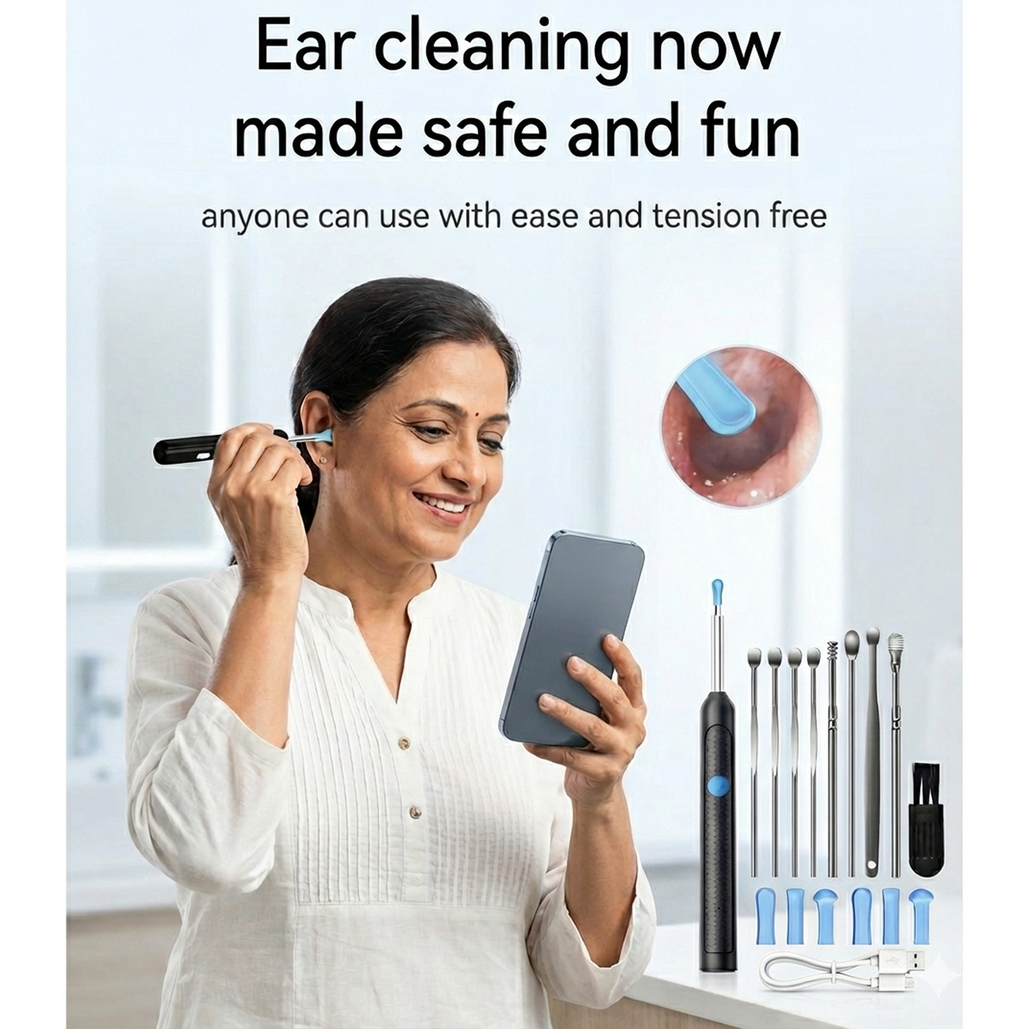 Smart Camera Ear Cleaning Kit