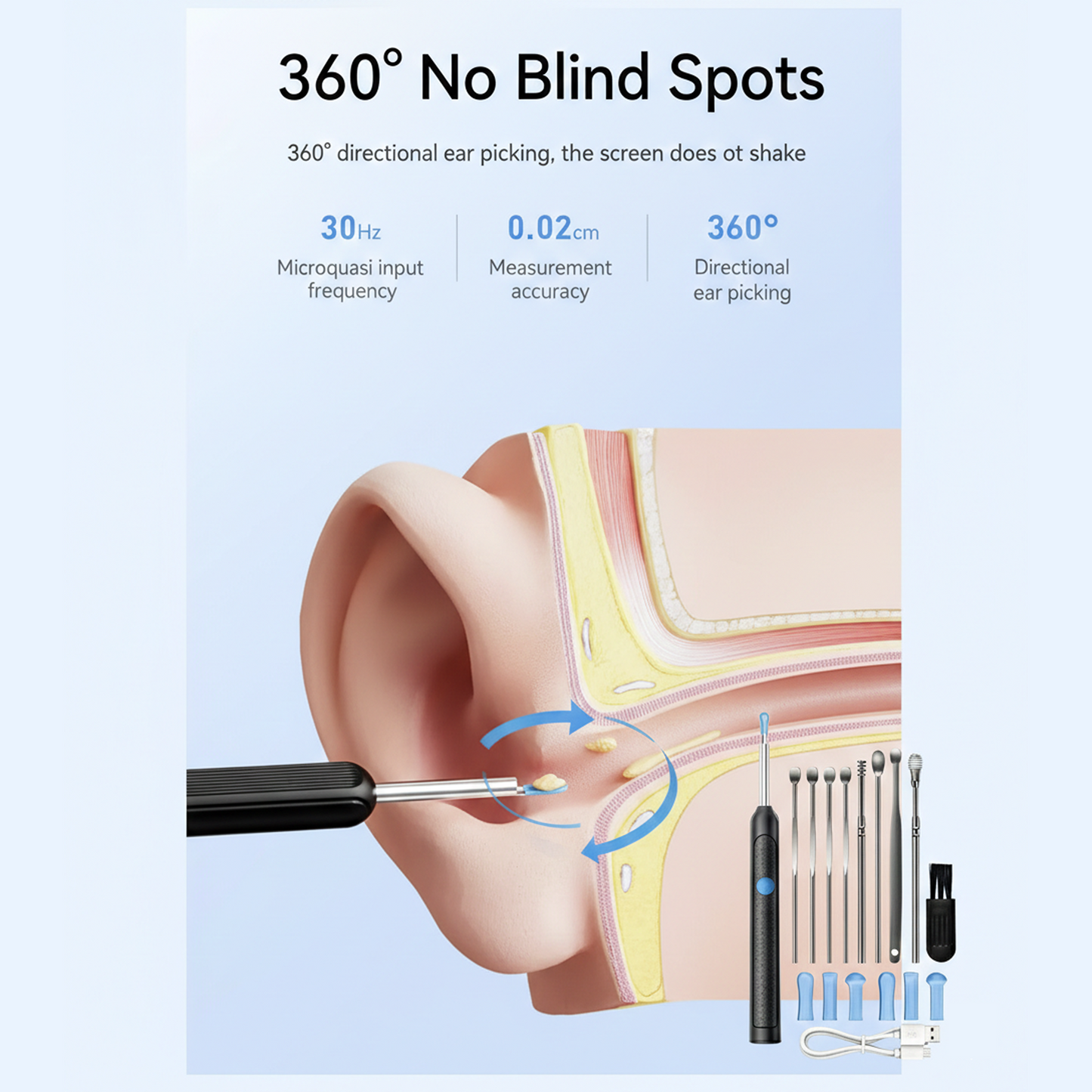 Smart Camera Ear Cleaning Kit