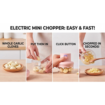 Electric Mini Garlic Chopper